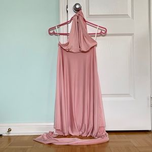 Henkaa dress pink convertible one size midi